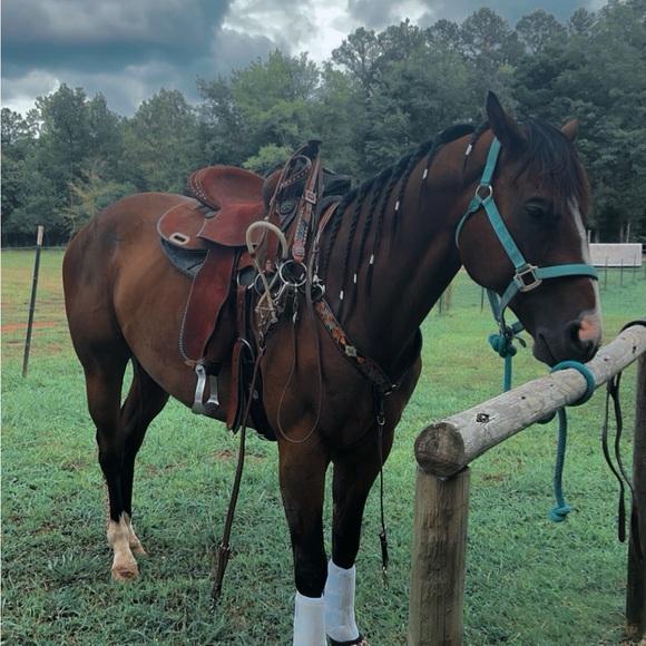 Barrel saddle - Picture 3 of 3